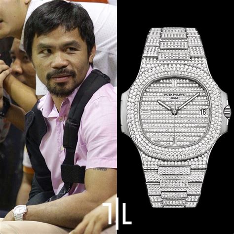 Manny Pacquiao watches